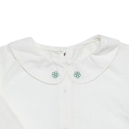 OrganicEra  Blouse bébé à broderie fleur 