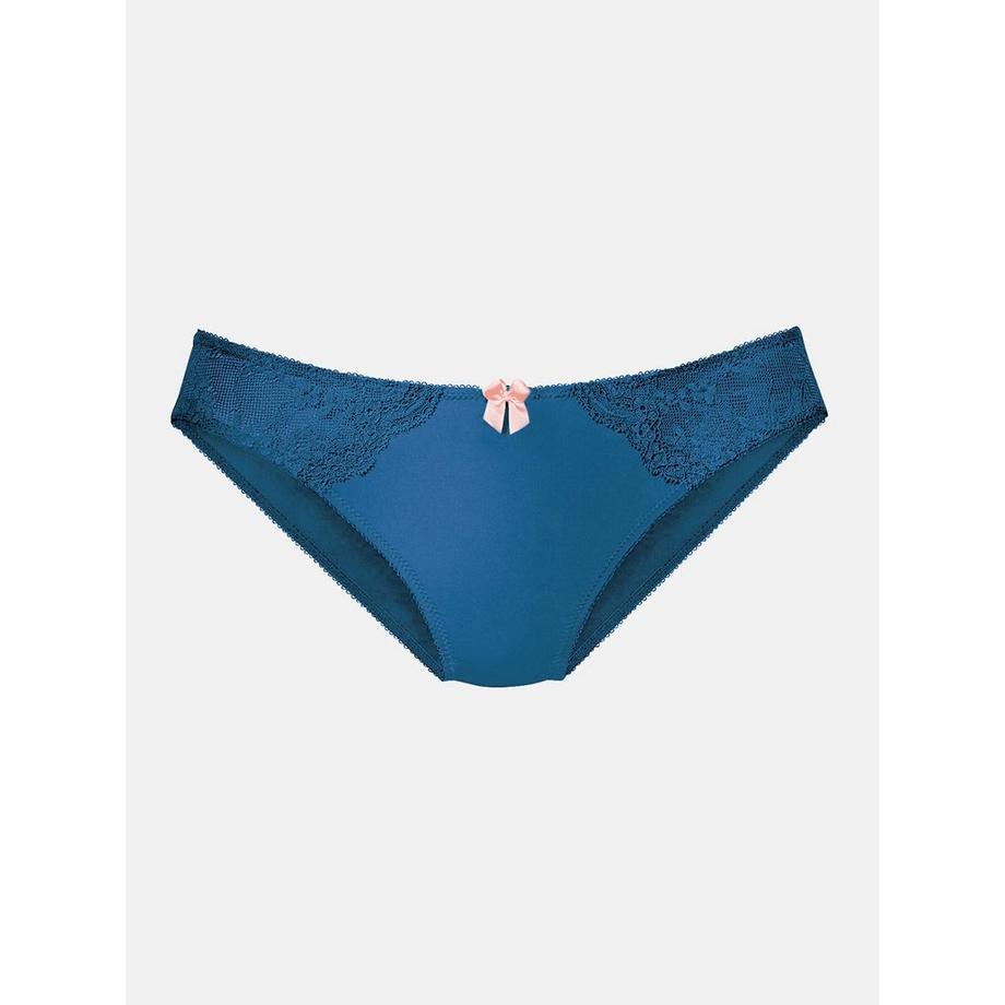 LASCANA Crema Slip Bordo in Pizzo  