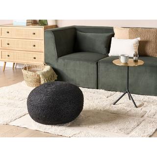 Beliani Pouf en Jute Boho DUKKI  