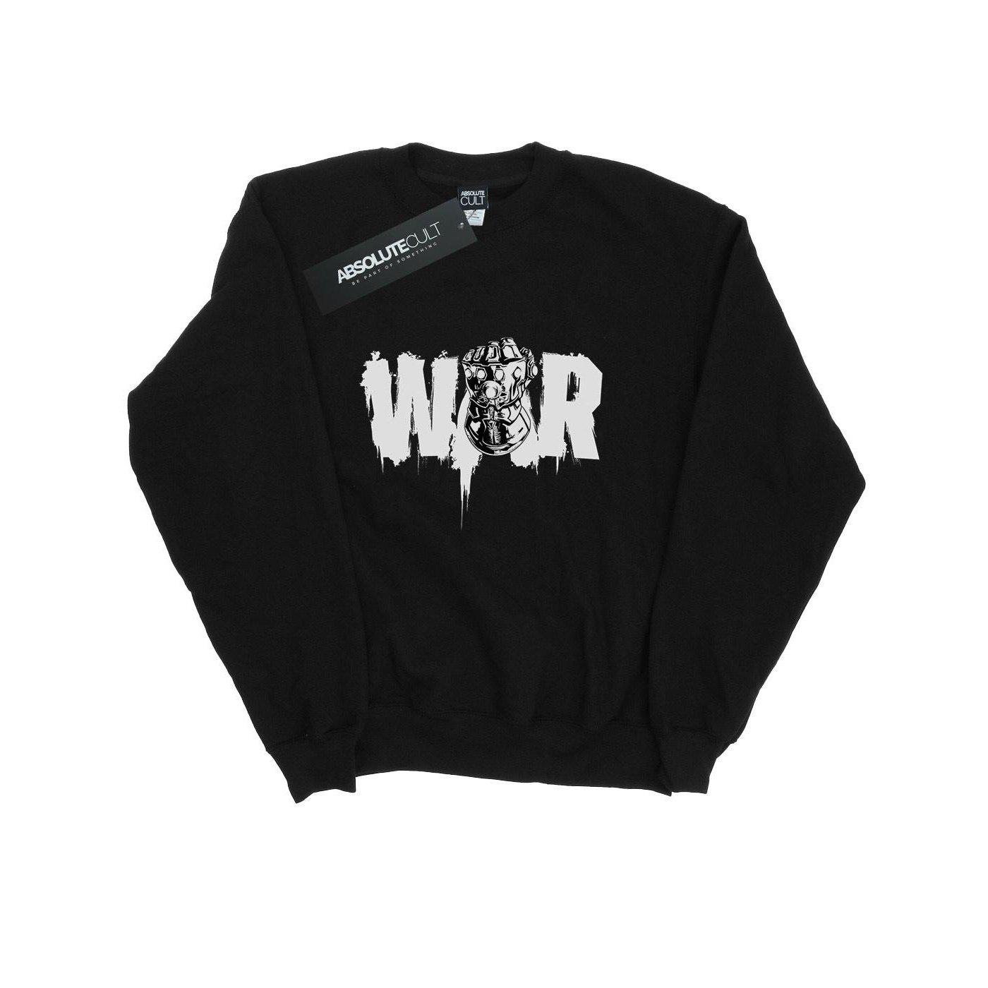 Image of Avengers Infinity War Fist Sweatshirt Herren Schwarz S