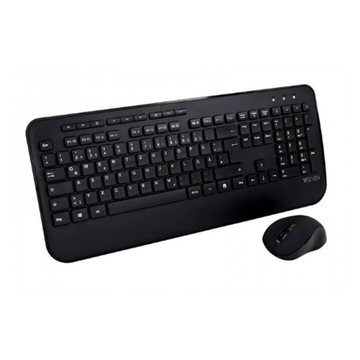 Tastiera full-size/poggiapolsi QWERTY tedesco CKW300DE, nero