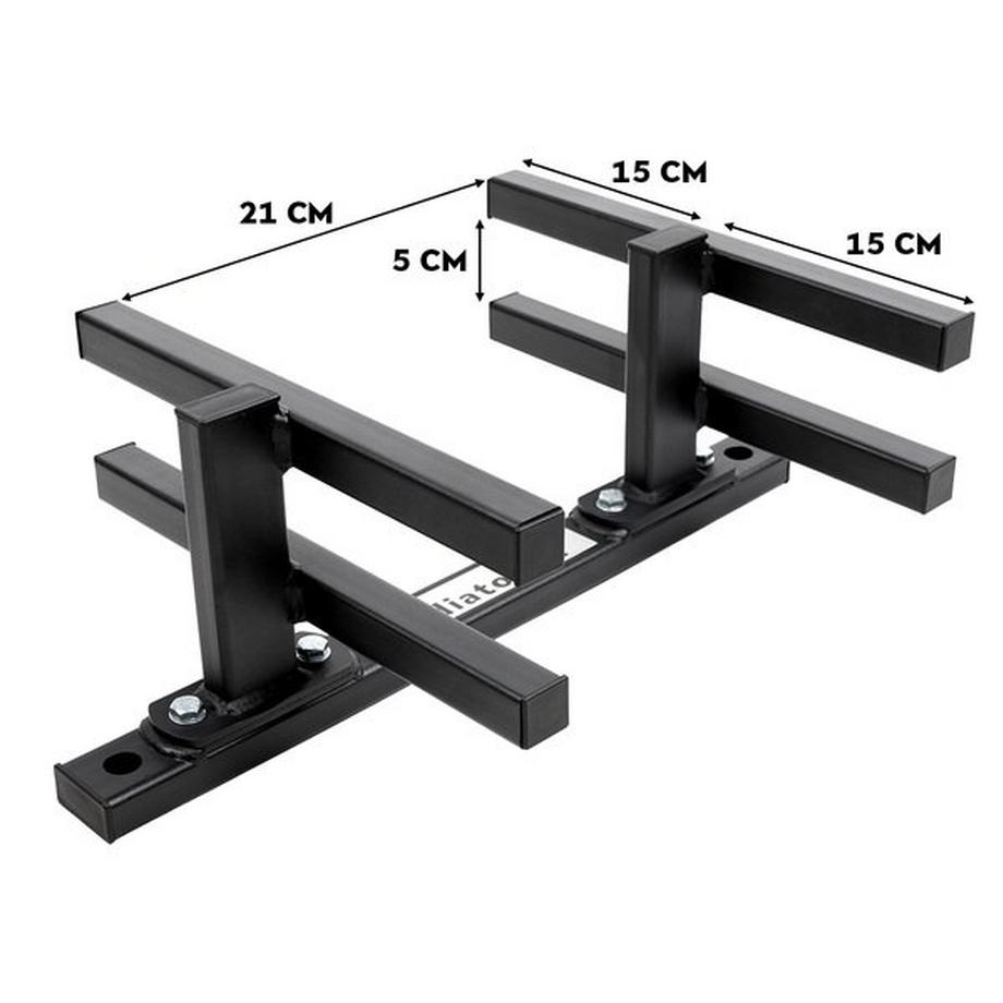 GladiatorFit  GladiatorFit Stahl-Wandablage für Hanteln 