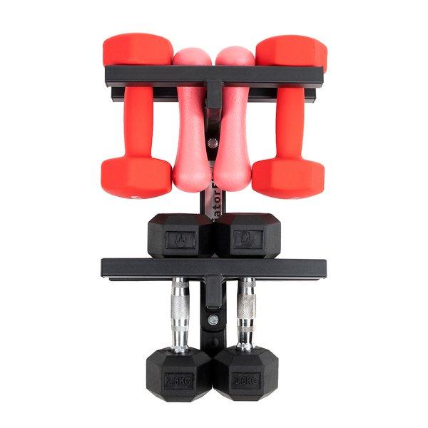 GladiatorFit  Rack de rangement mural en acier pour haltères GladiatorFit 