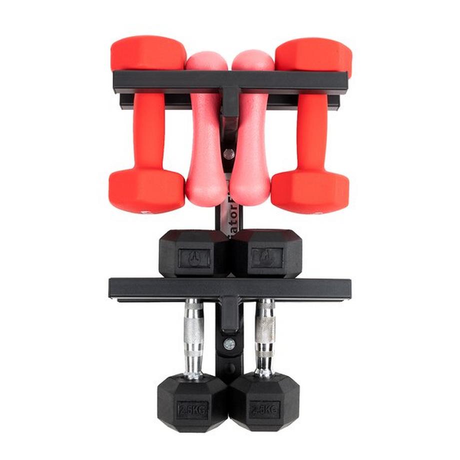 GladiatorFit  GladiatorFit Stahl-Wandablage für Hanteln 