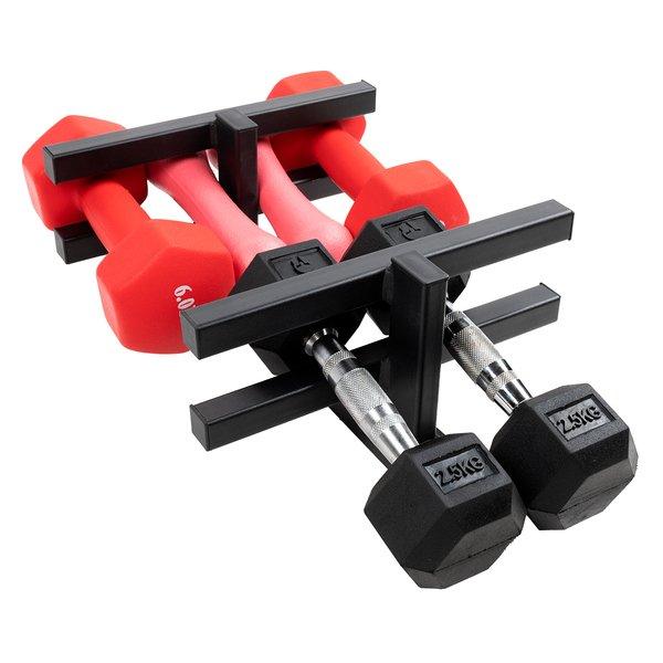 GladiatorFit  Rack de rangement mural en acier pour haltères GladiatorFit 