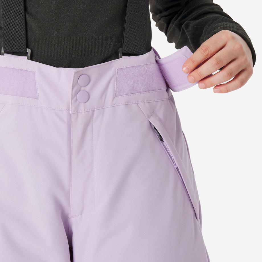 WEDZE  Pantalon de ski chaud et imperméable enfant 6-14 ans, 500 PNF lila 