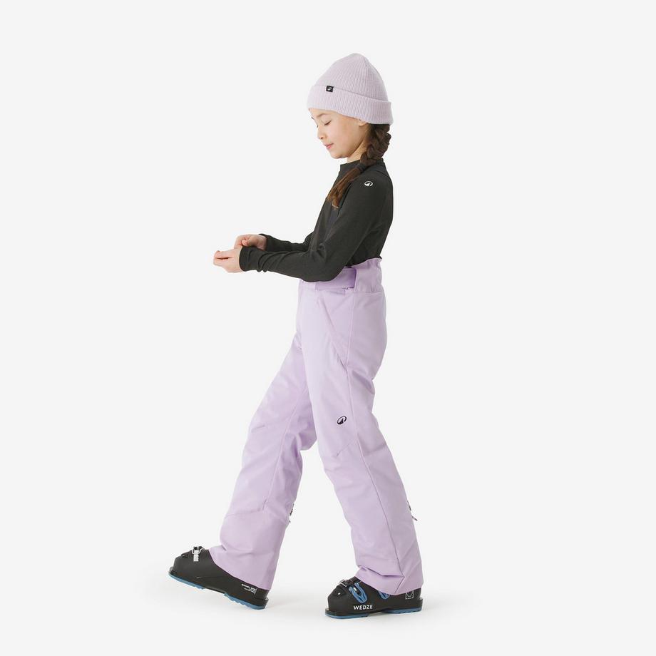 WEDZE  Pantalon de ski chaud et imperméable enfant 6-14 ans, 500 PNF lila 
