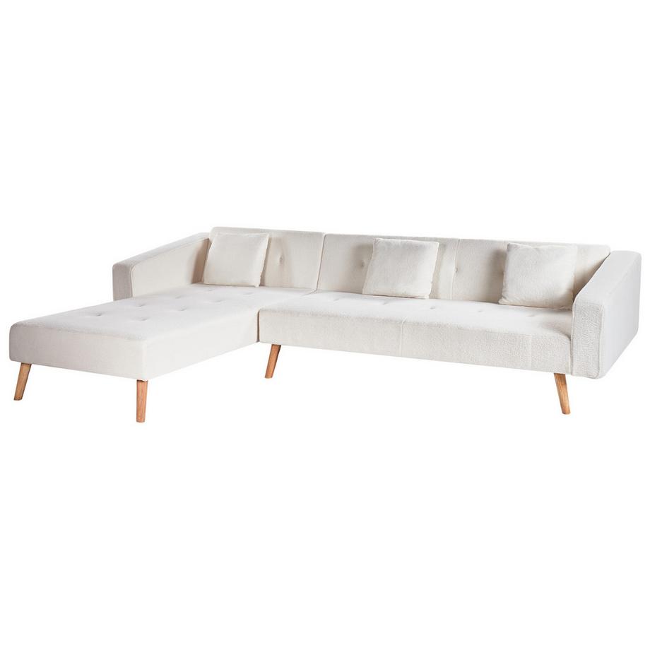 Beliani Ecksofa aus Bouclé  VADSO  