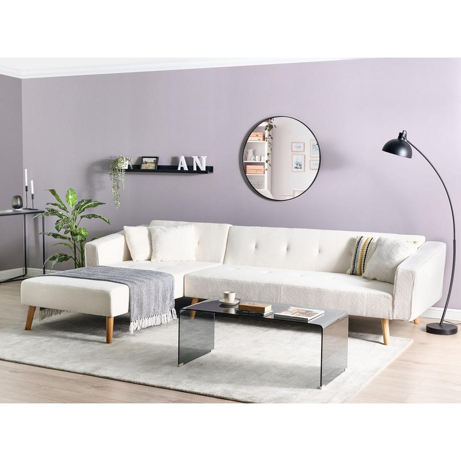 Beliani Ecksofa aus Bouclé  VADSO  
