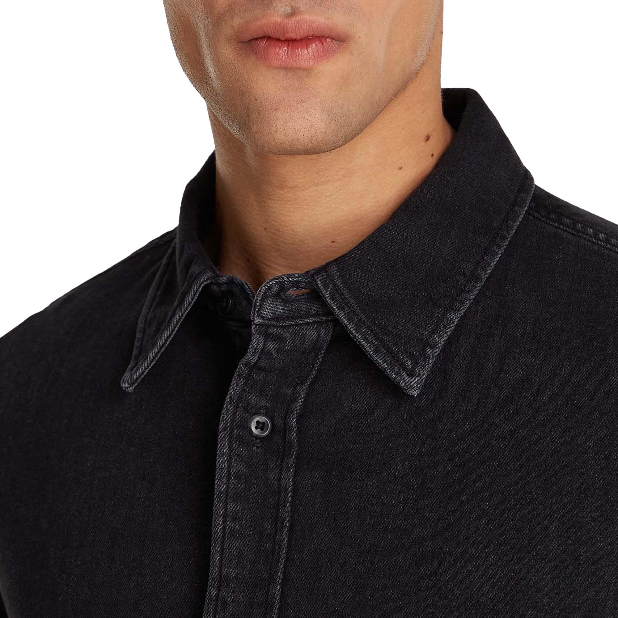Calvin Klein Camicia Denim Logo Slim Fit  