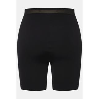 Ulla Popken  Pantaloncino modellante a vita alta con effetto incrociato e alta fascia in mesh 