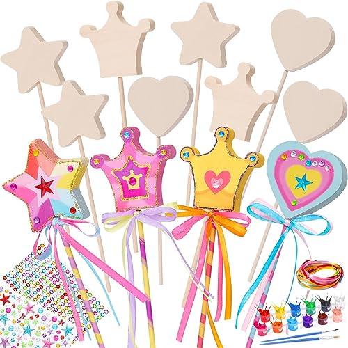 Activity-board  Prinzessin Zauberstab Bastelset Prinzessin Zubehör Mädchen Party Tasche Prinzessin Handwerk 