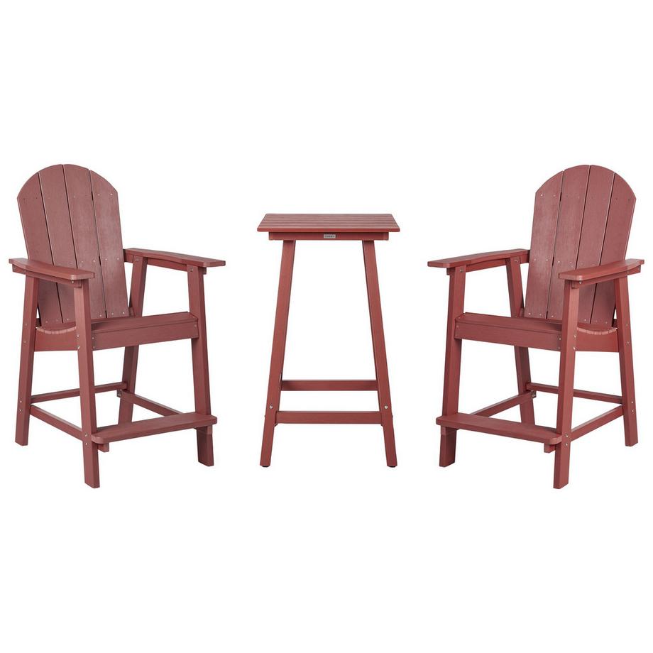 Ensemble bistrot en Matière synthétique  ADIRONDACK