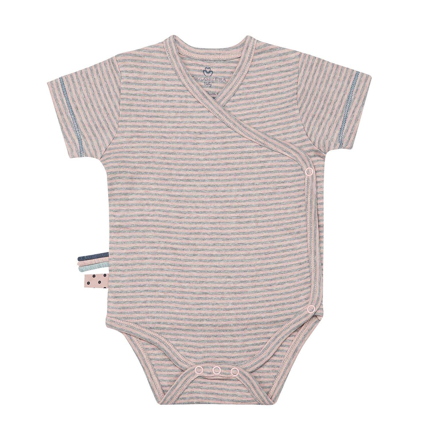 Image of Wickel-kurzarmbody Unisex Rosa 12-18M