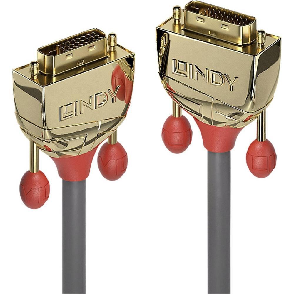 LINDY  LINDY 2 m Câble Dual Link DVI-D, Gold Line 