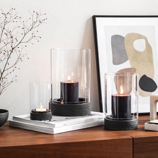 Candeliere Villeroy & Boch Manufacture Rock - Porcellana Premium Effetto Ardesia - Nero - 6,5x6,5x5 Cm - Foto 12