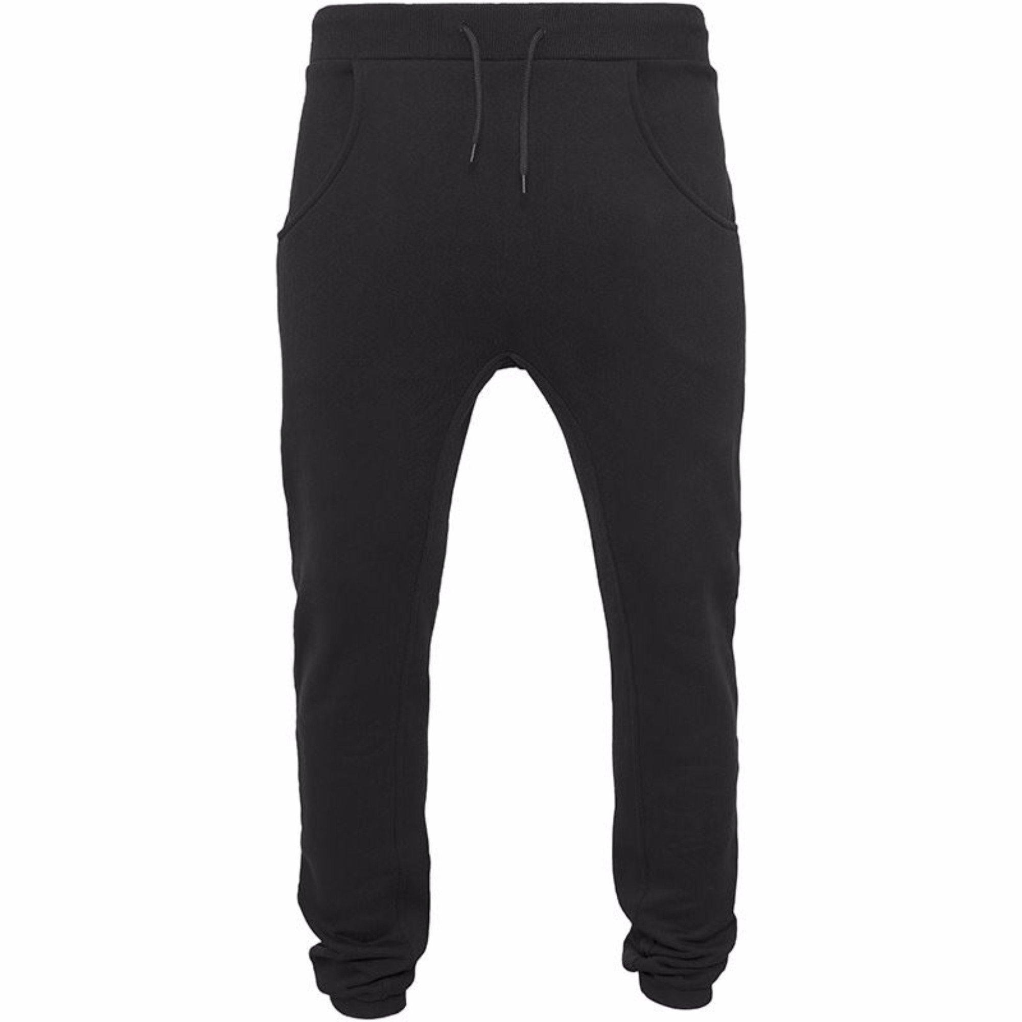 Image of Heavy Deep Crotch Sweatpants Unisex Schwarz M