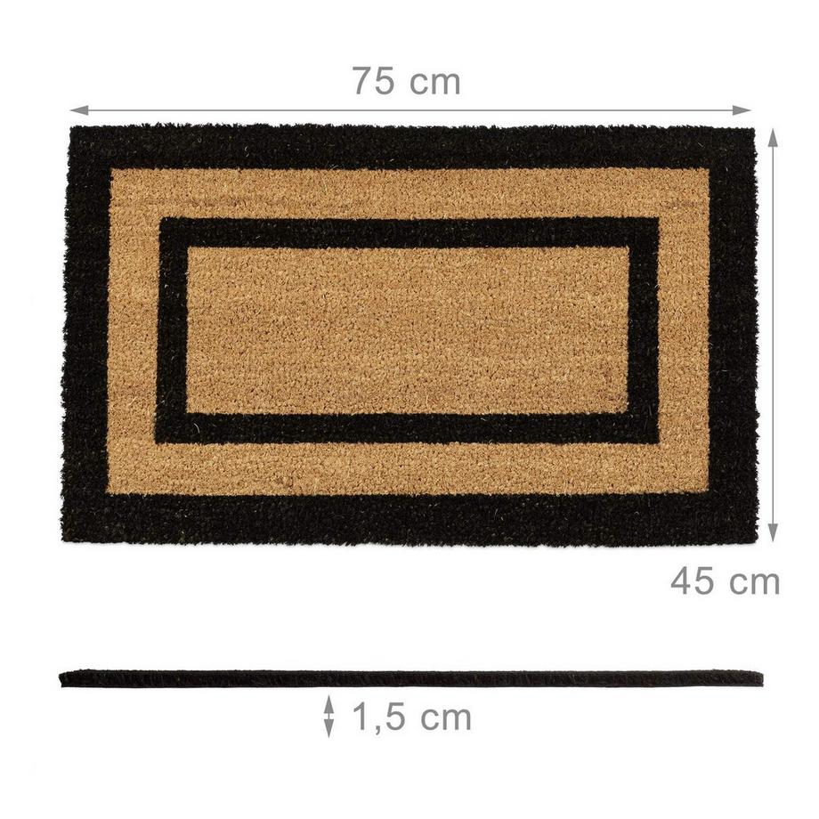 B2X Fußmatte Kokosfaser länglich  
