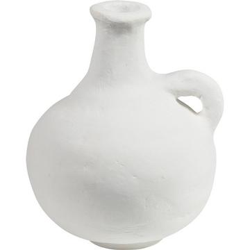 Vase District Pappmaché offwhite 30