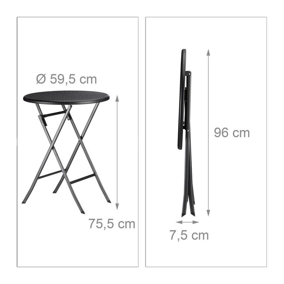 Northio Gartenmöbel-Set BASTIAN 3-teilig  