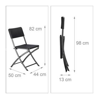 Northio Ensemble de salon de jardin BASTIAN en 3 parties  