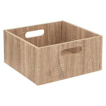 Boîte de rangement en bois 31x15 cm