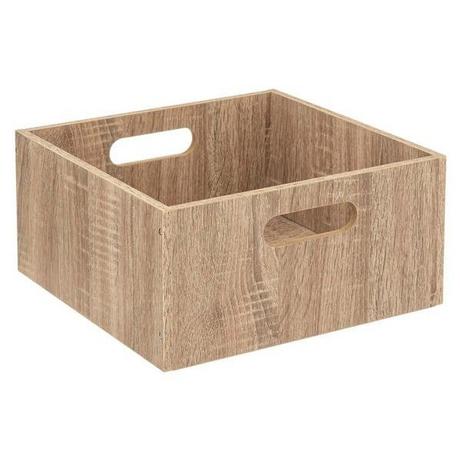 Northio Boîte de rangement en bois 31x15 cm  