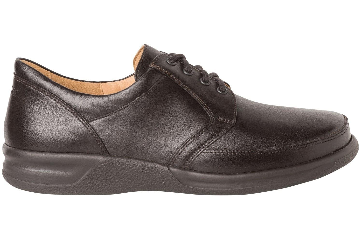 Image of Kurt - Leder Schnürschuh Unisex Braun 42.5