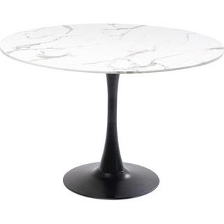 KARE Design Table marbre Schickeria blanc ronde 110  