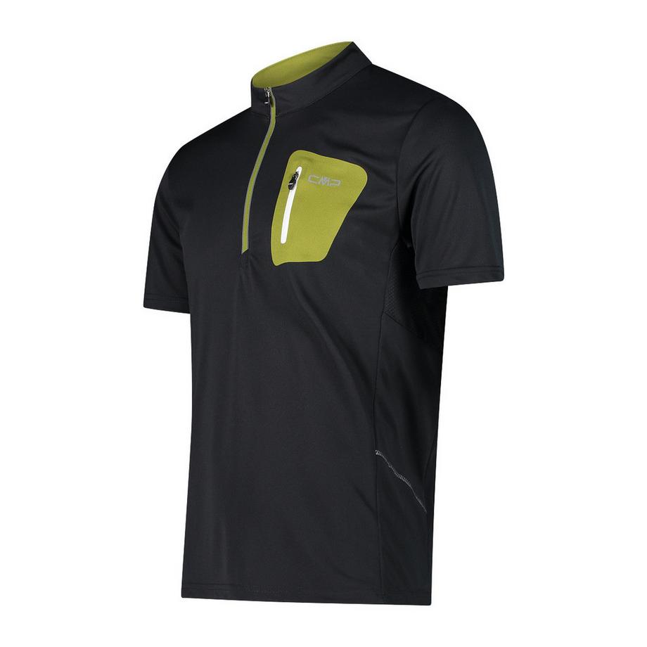 CMP T-Shirt Kurzarm Halb-Reissverschluss  