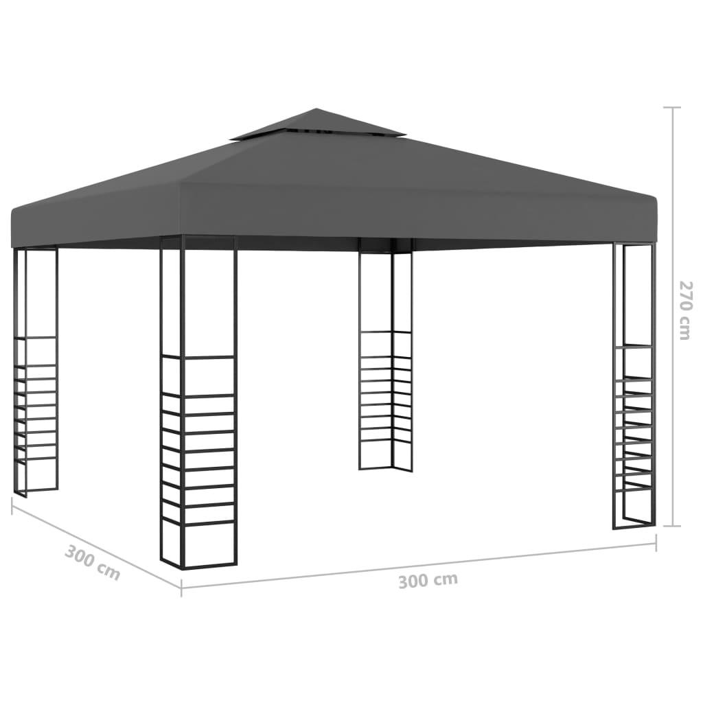 VidaXL gazebo Tessuto  