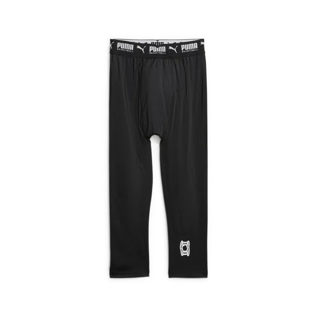 Puma - Legging 3/4  Hoops Team Baselayer, S