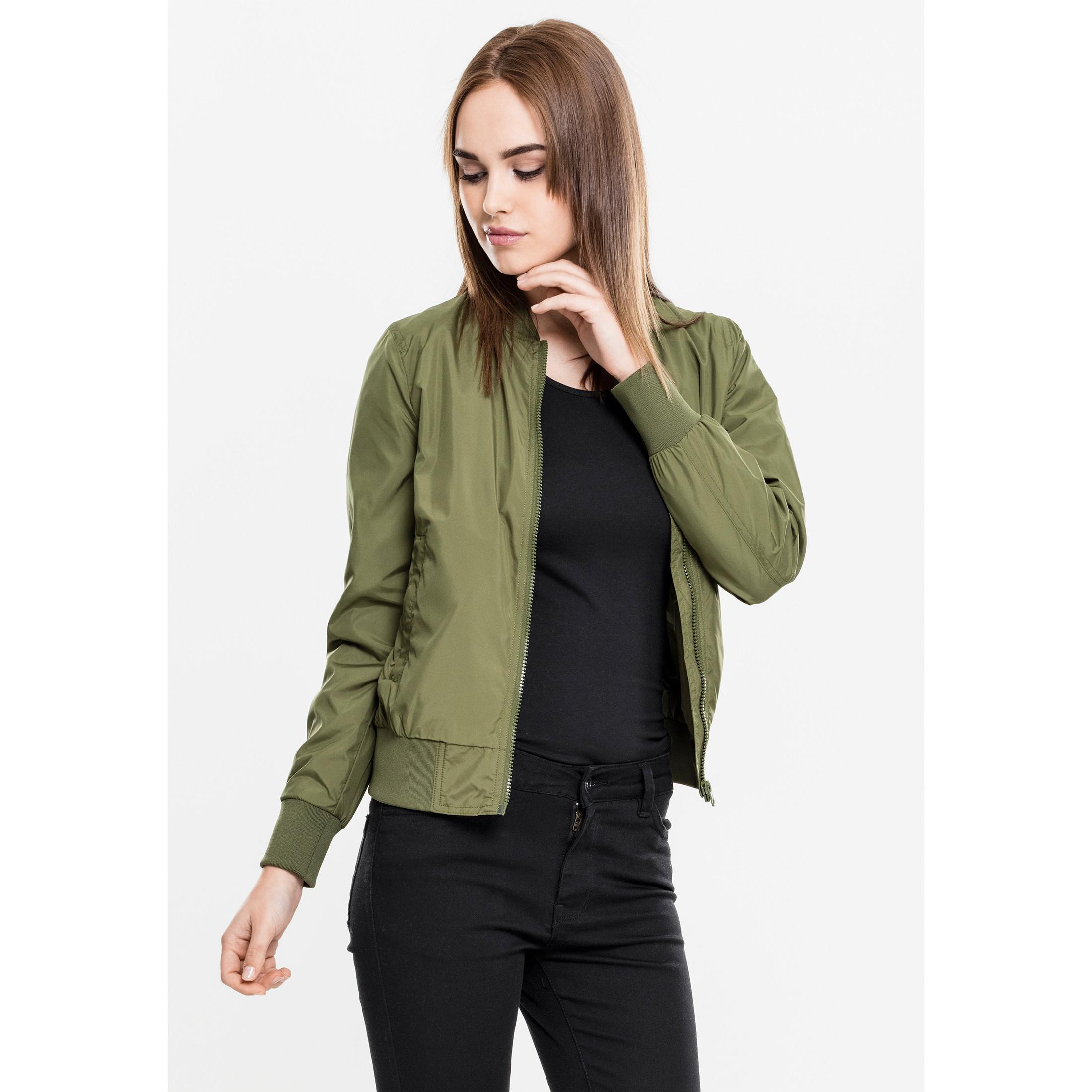 Image of Parka, Damen, Urban Claic Bomber Light Damen Olivegrün S