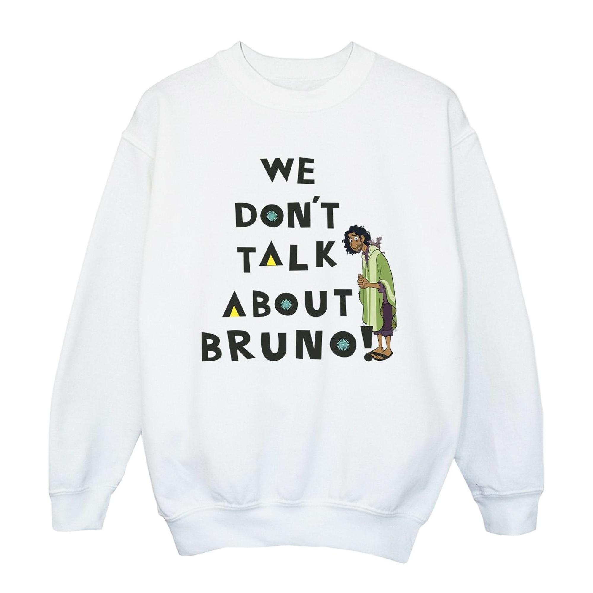 Image of Encanto We Dont Talk About Bruno Boy Sweatshirt Unisex Weiss 152-158