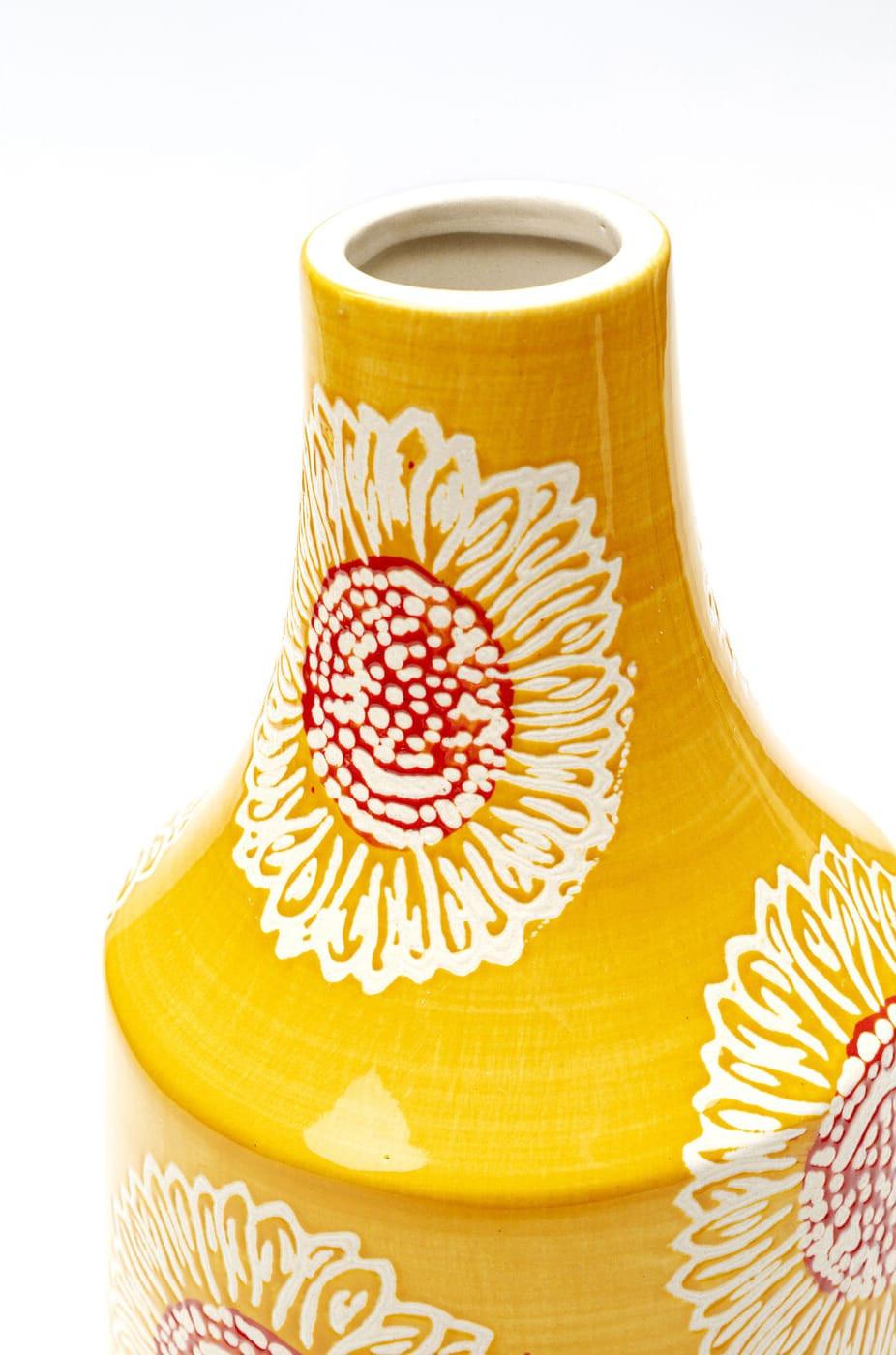 KARE Design Vase Big Bloom gelb 38  