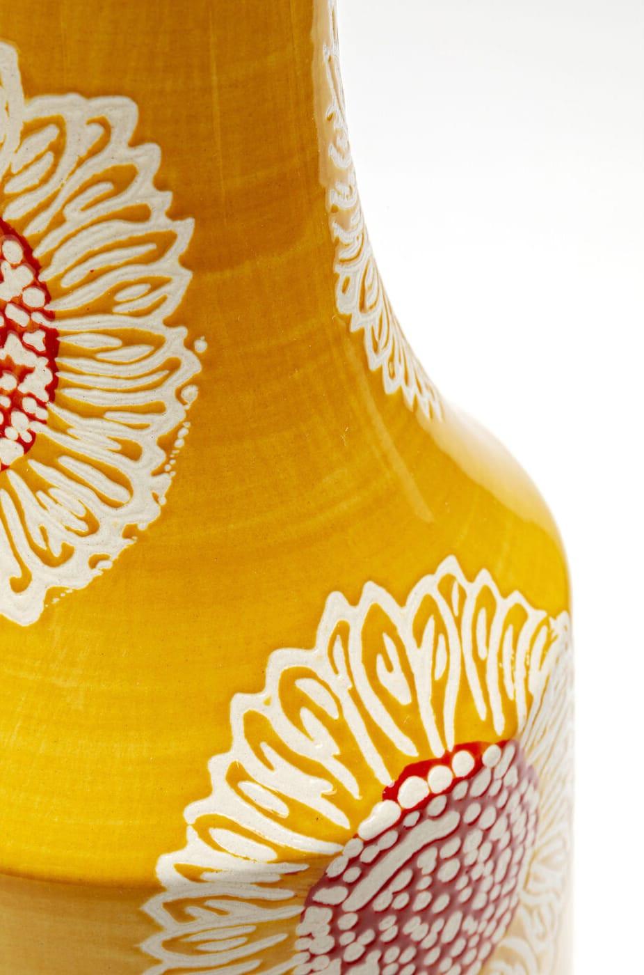 KARE Design Vase Big Bloom gelb 38  