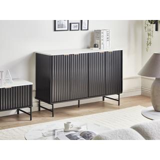 Beliani Schrank aus MDF-Platte Modern GLASTONBURY  