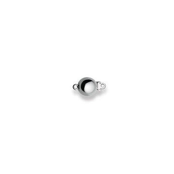 Loquet en or blanc 750, 8x13mm