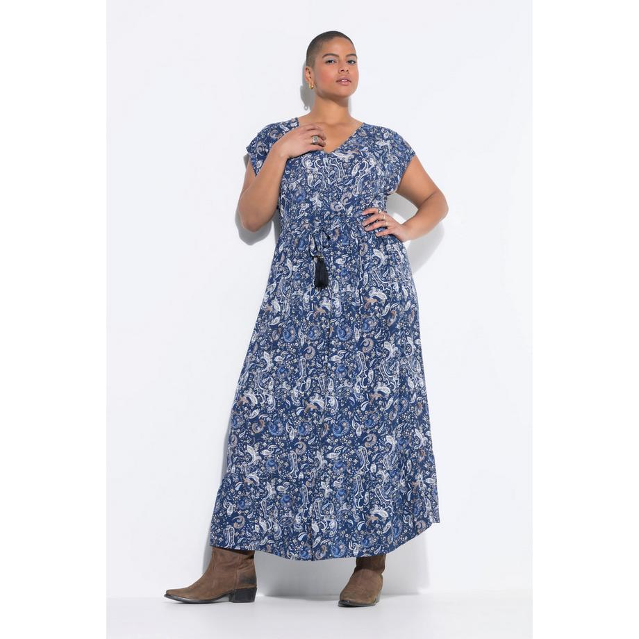 Studio Untold Maxikleid Bindeband Paisleyprint  