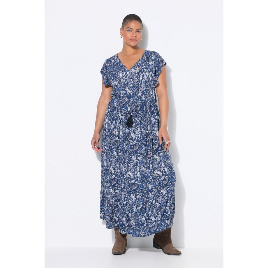Studio Untold Maxikleid Bindeband Paisleyprint  