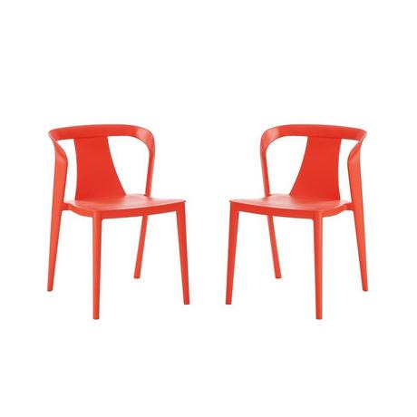 Vente-unique Lot de 2 chaises de jardin VOLTERRA  