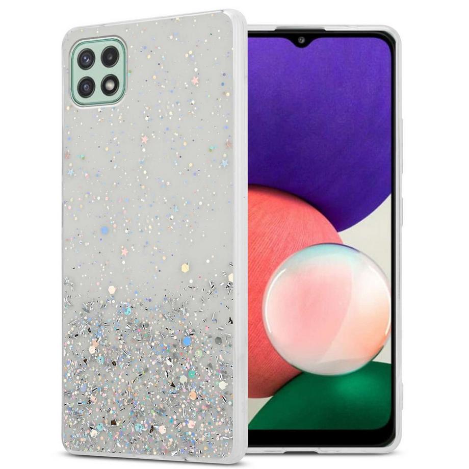 Cadorabo  Hülle für Samsung Galaxy A22 5G mit Glitzer Design 