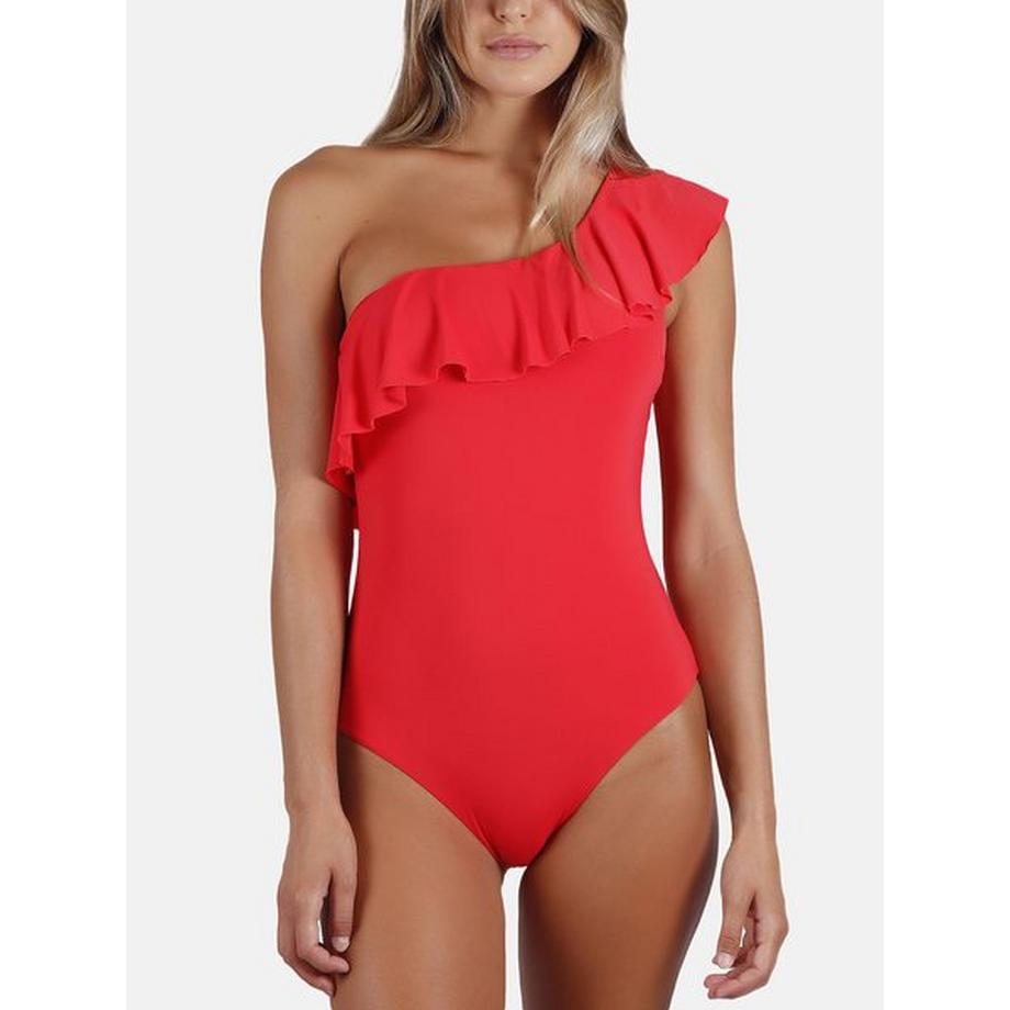 Costume da bagno a 1 pezzo con orpelli sul lato