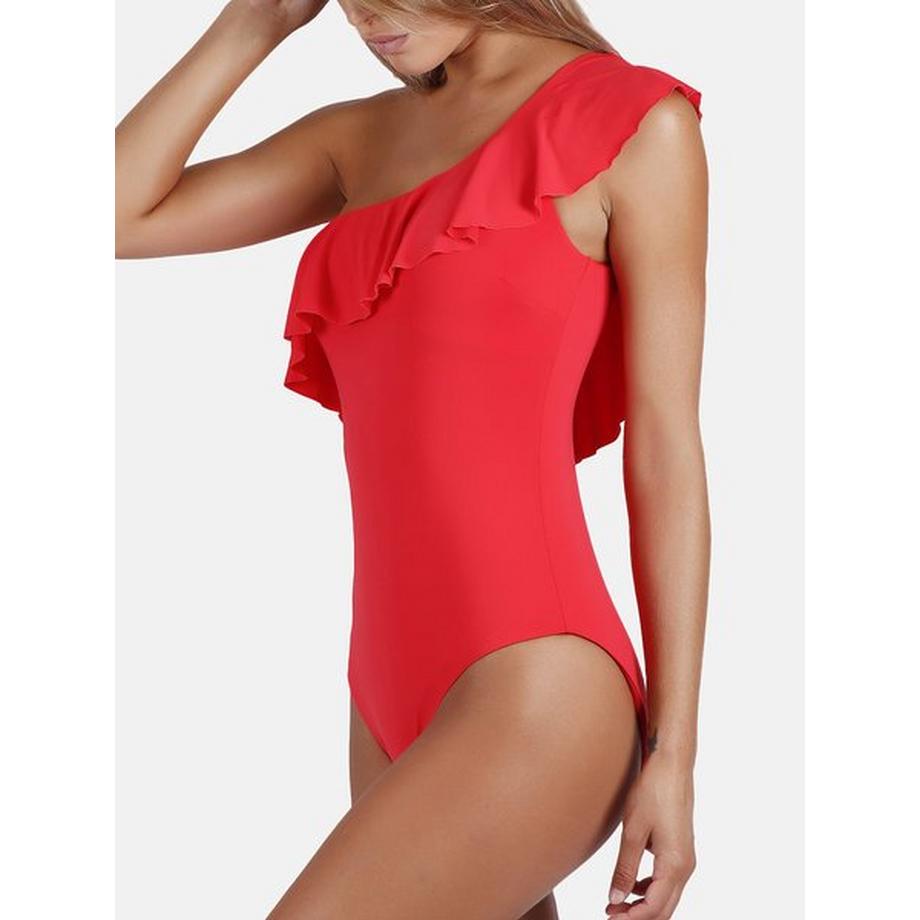 Admas Costume da bagno 1 pezzo con orpelli sul lato  