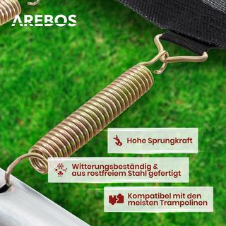 Arebos  5 x Trampolin Sprungfeder Feder Trampolinfeder Ersatzfeder 