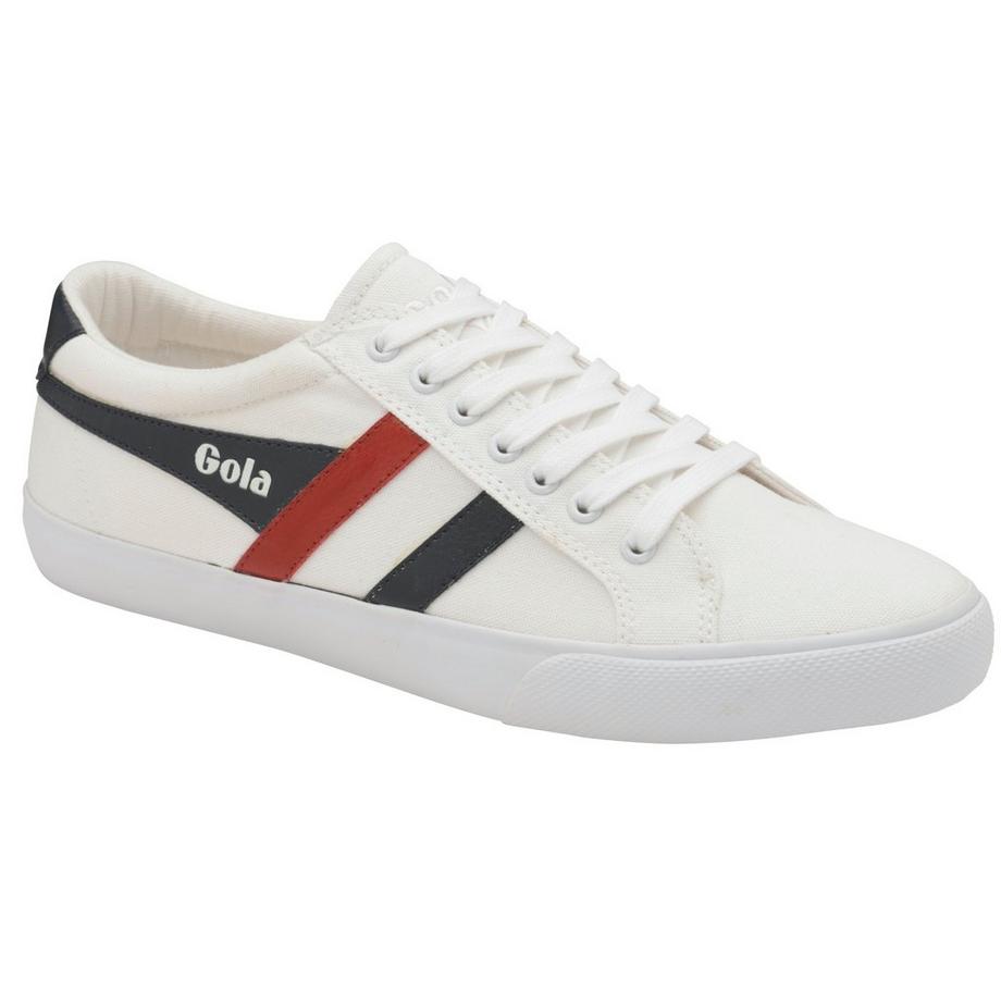 gola Equipe Varsity White Navy Red Baskets  