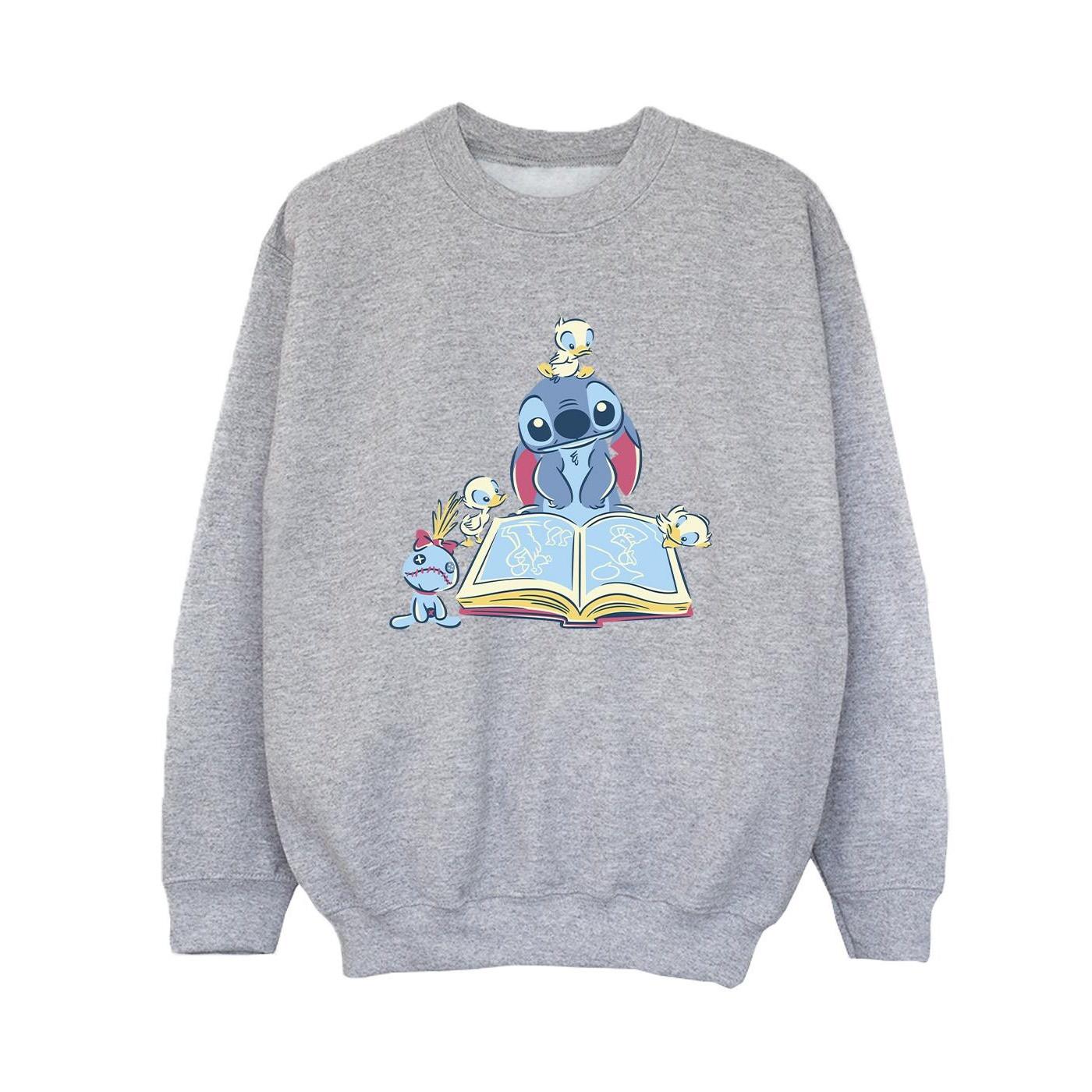 Disney  Reading Reading A Book Sweatshirt 