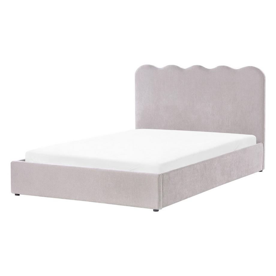 Beliani Lit ottoman en Tissu Moderne NANTERRE  