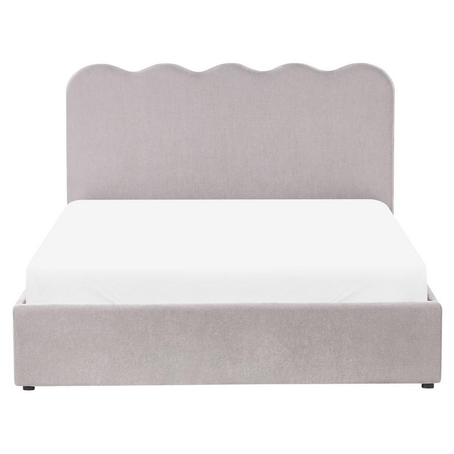 Beliani Lit ottoman en Tissu Moderne NANTERRE  