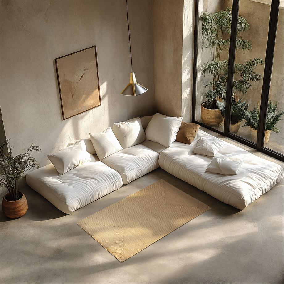 Tectake Tappeto intrecciato Vibe Diverse misure  